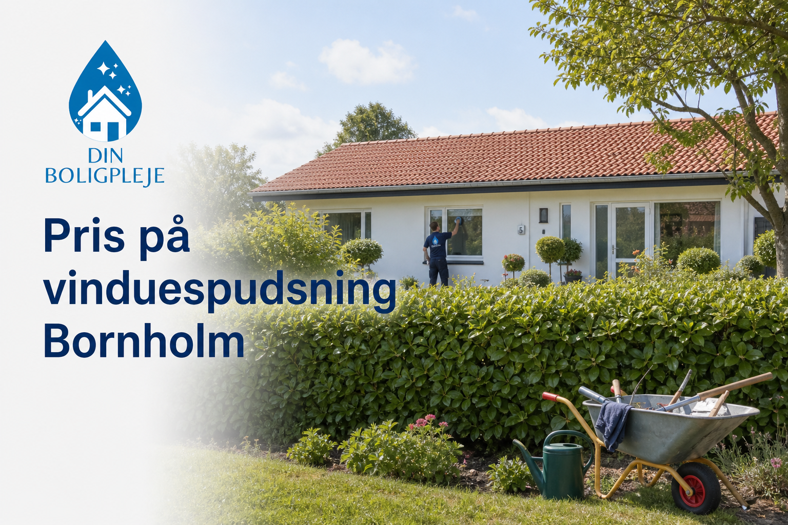 Pris på vinduespudsning Bornholm